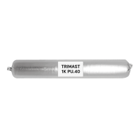 TRIMAST 1K PU.40 – Однокомпонентный низкомодульный полиуретановый герметик 600 мл Черный