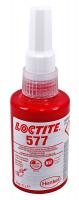 LOCTITE 577 Резьбовой герметик средней прочности общего назначения для конической и метрической резьбы и фитингов. Заполняет пространство между резьбовыми соединениями, уплотняя и фиксируя их.