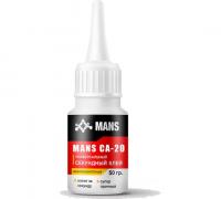 MANS CA-20 Цианоакрилатный секундный клей 20 гр