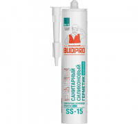 Санитарный Силиконовый Герметик BUDPRO SS-15 бесцветный 240ml