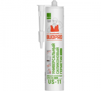 Универсальный Силиконовый Герметик BUDPRO US-11 белый 240ml
