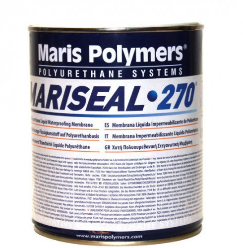 MARISEAL 270 Полиуретановая гидроизоляционная мембрана 25 кг Черный