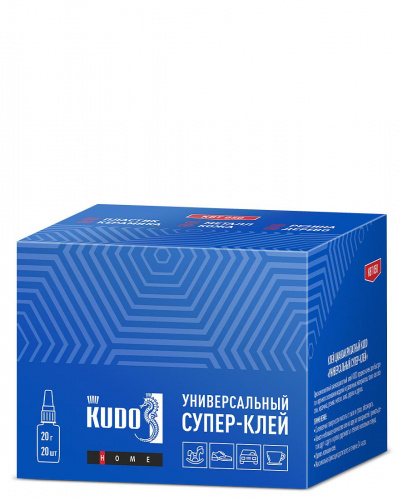 Клей цианоакрилатный KUDO «Универсальный Супер‑клей» 20 гр
