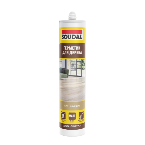 Паркетный герметик SOUDAL 280 мл Сосна