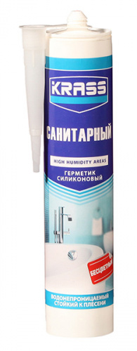 KRASS силикон санитарный 300 мл Прозрачный