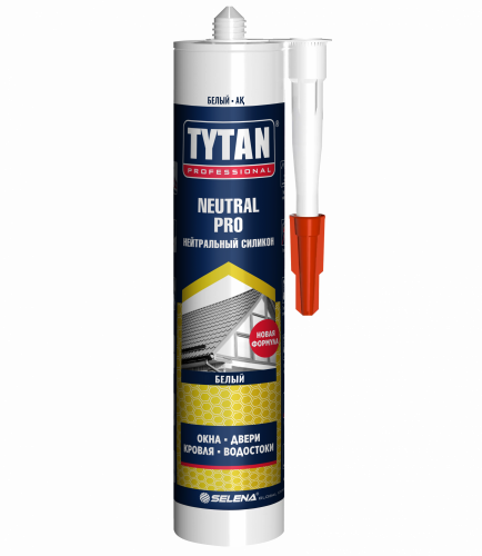 TYTAN Professional Neutral PRO герметик силиконовый нейтральный 280 мл Белый