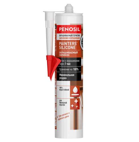 PENOSIL EasyPRO PAINTERS SILICONE – Окрашиваемый силиконовый герметик 290 мл Белый