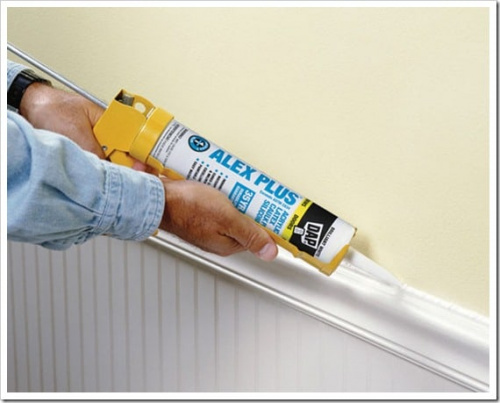 DAP ALEX PLUS Acrylic Latex Caulk Plus Silicone Акриловый латексный герметик с добавками силикона 162 мл