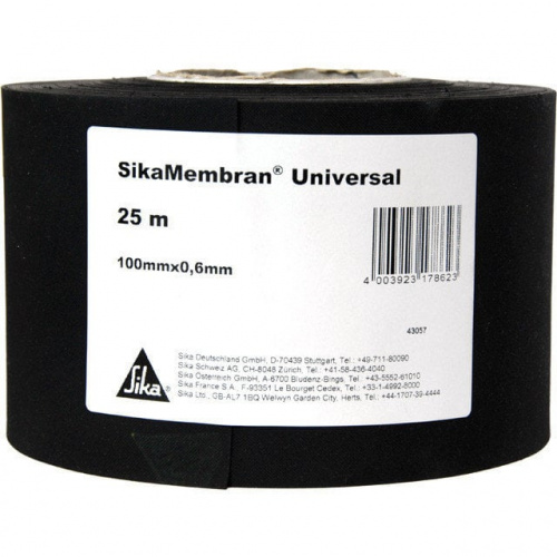 SikaMembran Universal EPDM - Паро/влагоизоляционная ЭПДМ лент 250 мм