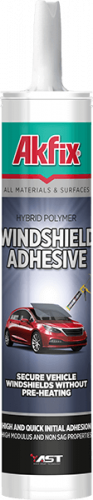 Akfix Windshield Adhesive AST Polymer - Клей герметик для лобовых стекол 600 мл