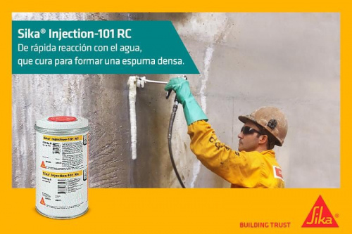 Sika® Injection-101 RC –Инъекционная полиуретановая гидроизоляция