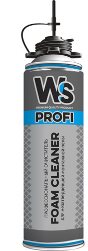 WS CLEANER profi foam, очиститель монтажной пены, 500 мл