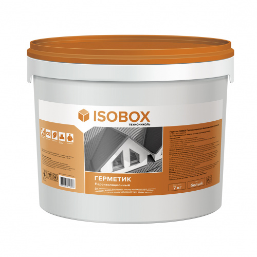 Герметик ISOBOX пароизоляционный акриловый (внутренний Б) 7 кг