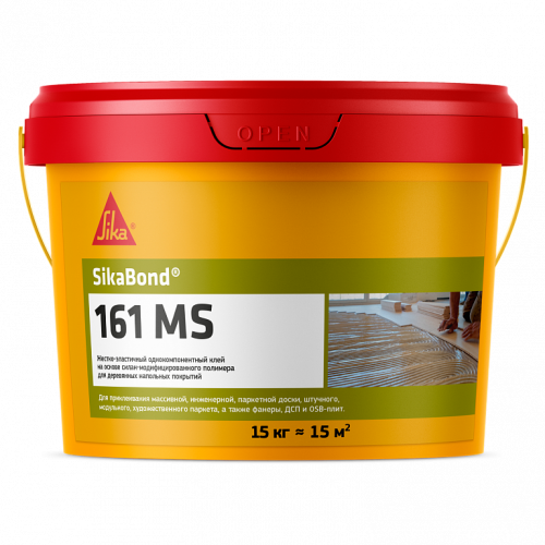 SikaBond®-161 MS - паркетный клей на основе силан-модифицированного полимера 7 кг - 820433