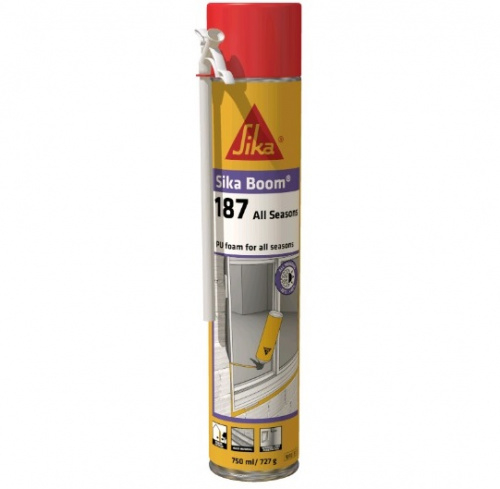Sika Boom®-187 All Seasons 750 мл - Всесезонная полиуретановая монтажная пена