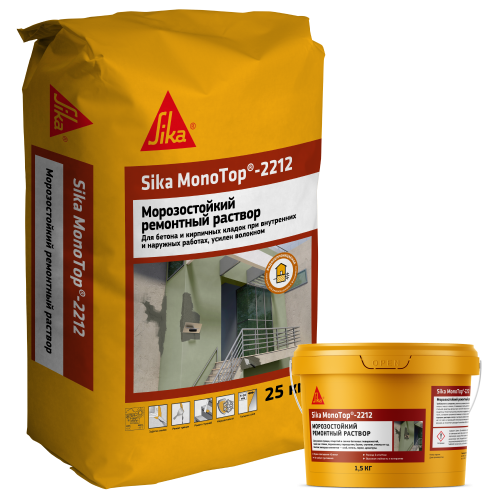 Sika MonoTop®-2212 - Ремонтный раствор на цементной основе 25 кг - 624443