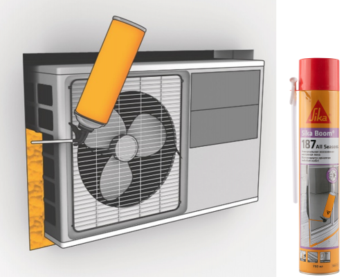 Sika Boom®-187 All Seasons 750 мл - Всесезонная полиуретановая монтажная пена