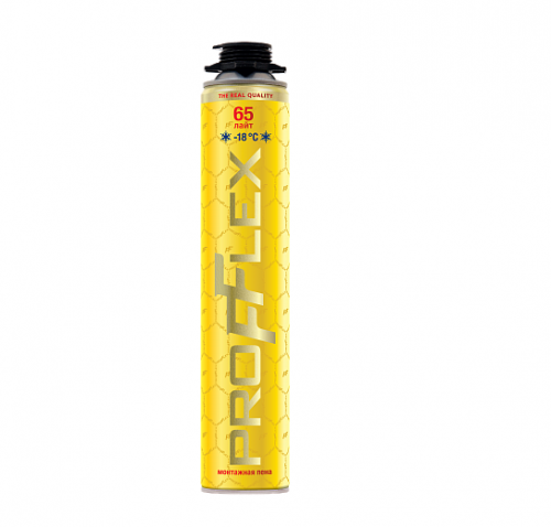 PROFFLEX PRO YELLOW 65 LITE ЗИМА - Монтажная пена зимняя