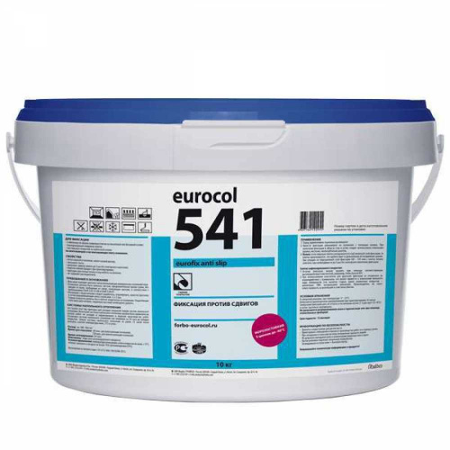 Eurocol 541 Eurofix Anti Slip – Клей для напольных покрытий 10 кг Белый