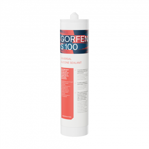 GORFEN® S 100 - Силиконовый ацетатный универсальный герметик 280 мл Бежевый