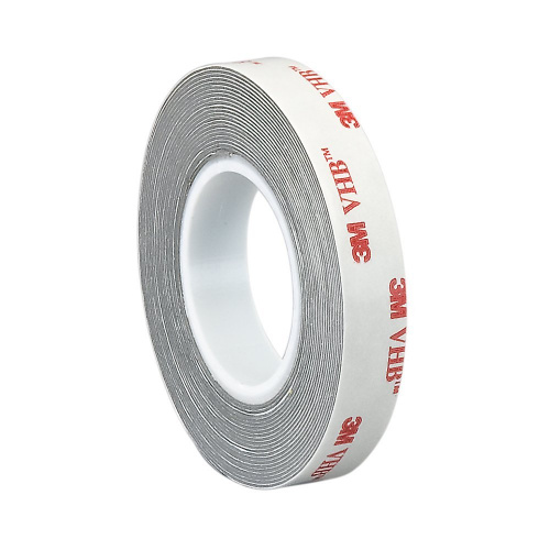 3M VHB RP25F Двусторонняя Монтажная Лента [0,6 мм, серый, 33 м] 6 мм