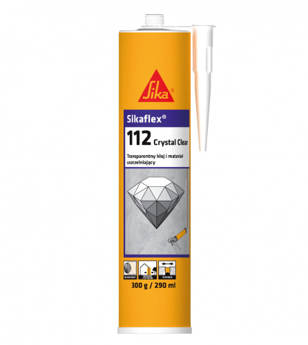Sikaflex®-112 Crystal Clear 290 мл Прозрачный - однокомпонентный прозрачный клей и герметик