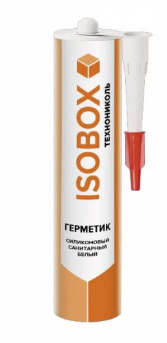 Герметик ISOBOX санитарный силиконовый 260 мл Прозрачный