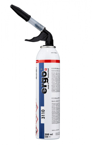 ergo® 3110 Super RTV Silicone Black однокомпонентный клей-герметик черный