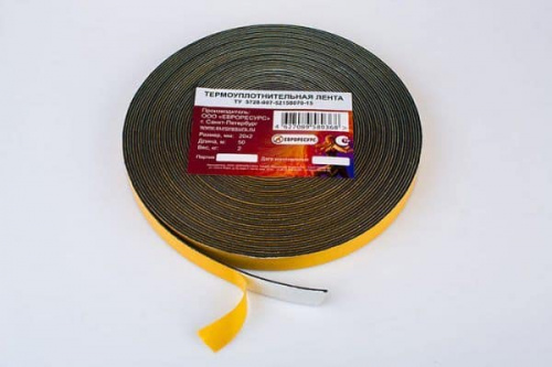 DOORS Лента уплотнительная терморасширяющаяся 1 мм 50 мм