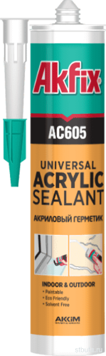 Akfix AC605 акриловый герметик
