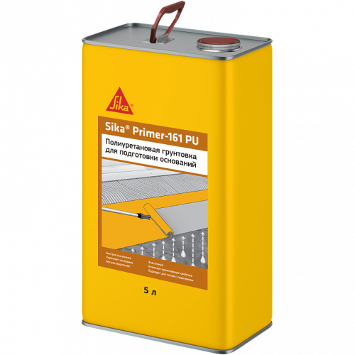Sika® Primer-161 PU - однокомпонентная полиуретановая грунтовка 10 кг - 820439
