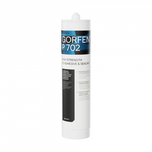 GORFEN® P 702 - Полиуретановый клей-герметик конструкционный 310 мл Черный