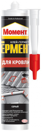 Момент Гермент FLEXTEC 280 мл Коричневый - Клей-герметик для кровли и стройки