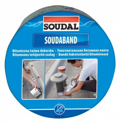 SOUDABAND Кровельная герметизирующая лента 30 см x 10м Алюминиевый