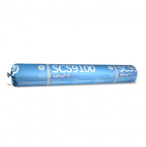 SilPruf F SCS 9100 однокомпонентный, высокопрочный, силиконовый герметик нейтрального отверждения. 600 мл Серый