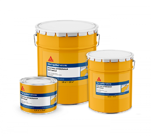 Sika® Igolflex®-072 - Однокомпонентная битумная мастика для кровли 2 л