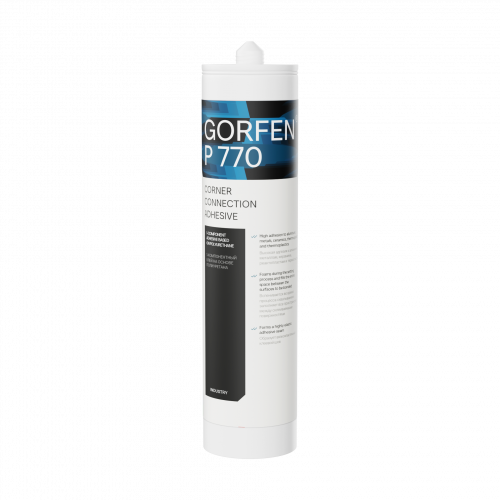 GORFEN® P 770 - Полиуретановый клей для угловых соединений 310 мл Алюминиевый