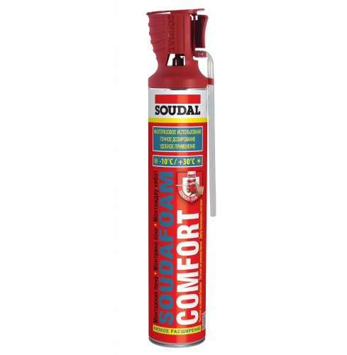 SOUDAFOAM COMFORT пена с удобным аппликатором Genius Gun 500 мл