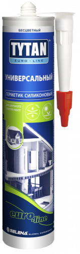 TYTAN Euro-Line Универсальный герметик силиконовый 280 мл Белый