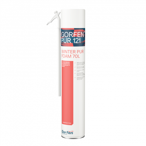 GORFEN® PUR 121 - Бытовая зимняя монтажная пена 70 л