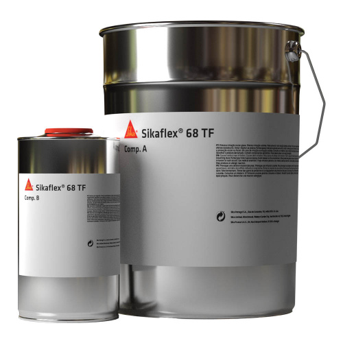 Sikaflex®-68 TF – самовыравнивающийся герметик для швов в полах 11 кг Черный