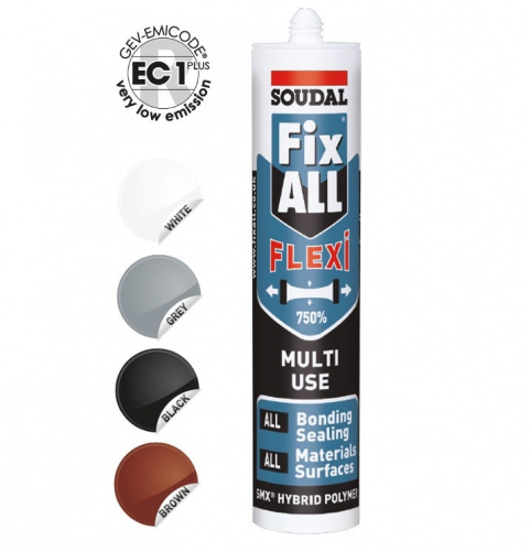 Soudal Fix All Flexi Гибридный клей-герметик 290 мл Коричневый