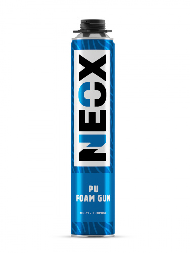 Монтажная пена полиуретановая NEOX PU FOAM GUN 750 мл