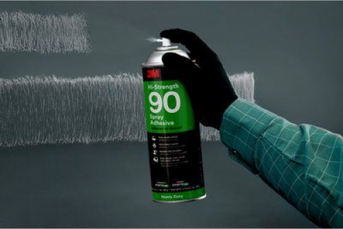 3М 90 Hi-Strength Суперпрочный аэрозольный клей спрей 500 мл