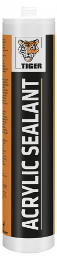TIGER ACRYLIC SEALANT - акриловый герметик 280 мл Белый