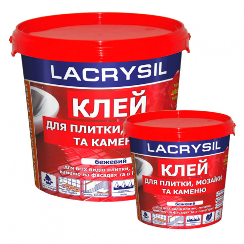 Lacrysil «Для плитки, мозаики и камня» - Готовый к применению акриловый клей
