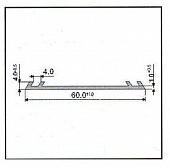 Лента EPDM 60 мм