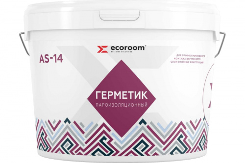 ECOROOM AS 14 – Однокомпонентный пароизоляционный акриловый герметик 7 кг Коричневый