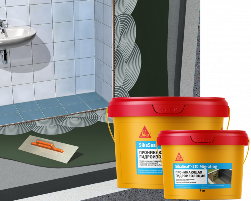 SikaSeal®-210 Migrating - Гидроизоляционный проникающий материал 15 кг - 611691