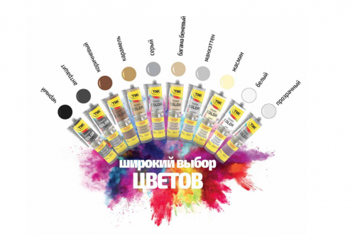 Tekasil Color – Силиконовый герметик для санитарных помещений 300 мл Цвет RAL (под заказ)